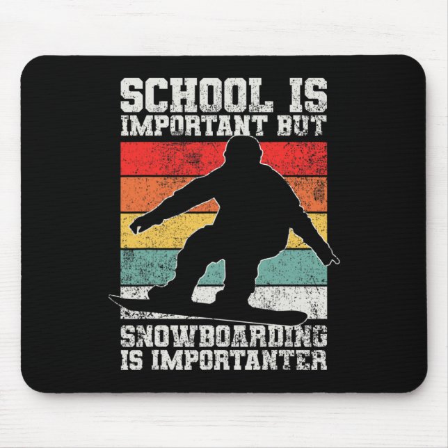 Snowboarding Snowboard 2  Mouse Pad (Front)