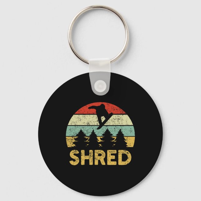 Snowboarding Snowboard 4  Keychain (Front)