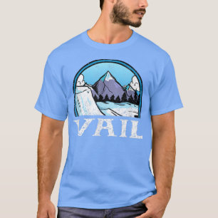 Snowboarding Snowboard Skier Skiing Colorado Vail  T-Shirt