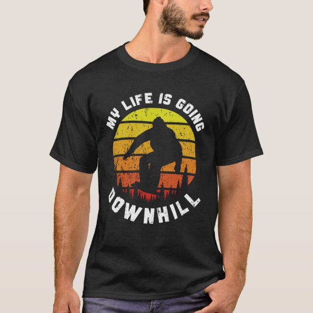 Snowboarding Snowboard Snowboarder T-Shirt (Front)