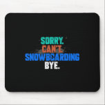 Snowboarding Snowboard Vintage 11  Mouse Pad<br><div class="desc">Snowboarding Snowboard Vintage 11</div>