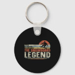 Snowboarding Snowboard Vintage Retro Dad 1  Keychain