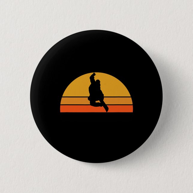 Snowboarding Snowboarder Snow Snow Winter Sunset R Button (Front)