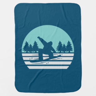 Snowboarding Snowboarders Gifts Baby Blanket