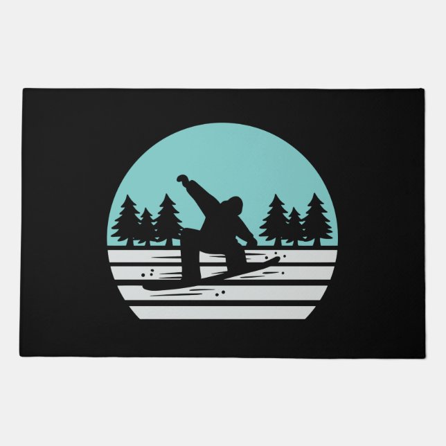 Snowboarding Snowboarders Gifts Doormat (Front)