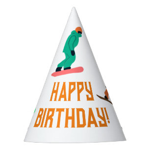 Snowboarding Snowboarders Party Hat