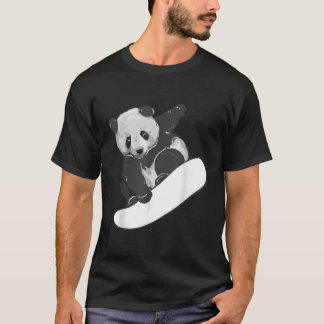 Snowboarding Snowboarding Panda T-Shirt