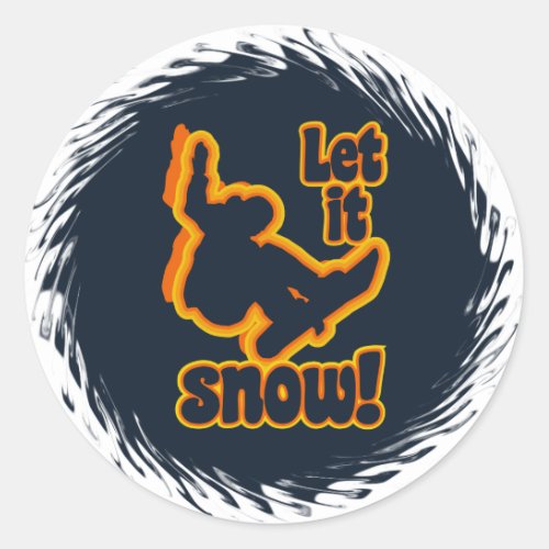 Snowboarding stickers