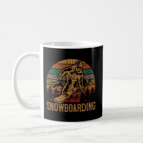 Snowboarding Sunset Snowboard Winter Snowboarder Coffee Mug