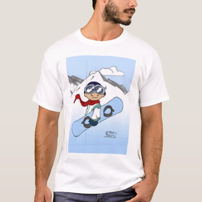 snowboarding T-Shirt (Front)