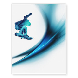 Snowboarding Temporary Tattoos