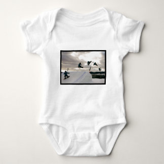 Snowboarding Tricks Baby T-Shirt Baby Bodysuit