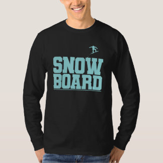 Snowboarding Winter Sports With Mountains Full Of  T-Shirt