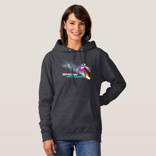 Snowboarding | Women's Hoodie (Front Full)