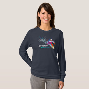 Snowboarding Women's Long Sleeve T-Shirt