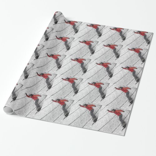 Snowboarding Wrapping Paper