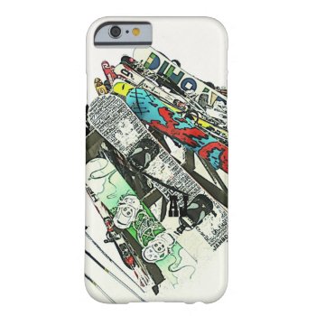 Snowboards Iphone 6 Case by hutsul at Zazzle