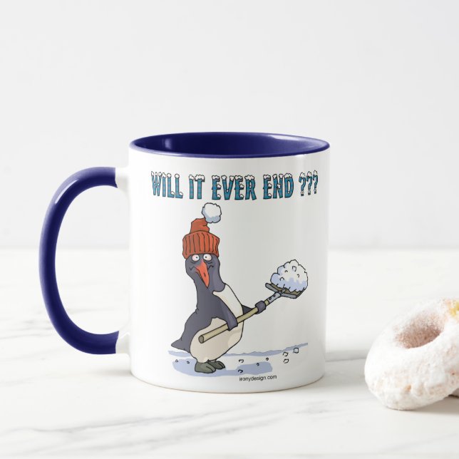 Snowbound Penguin Mug (With Donut)