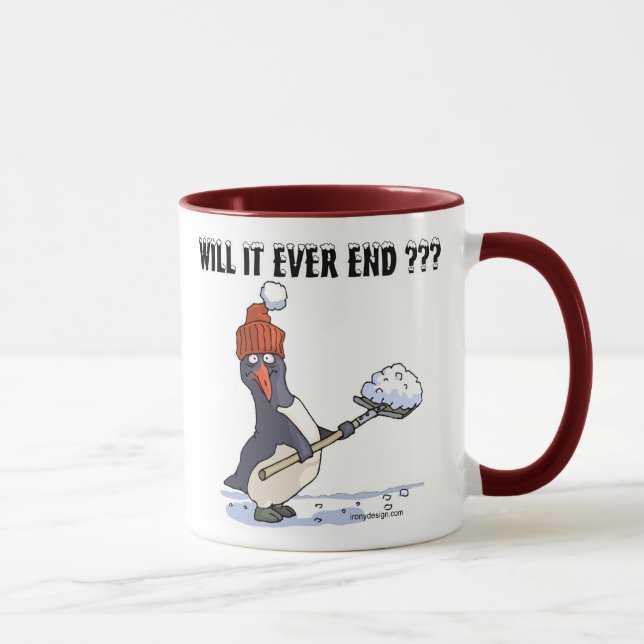 Snowbound Penguin Mug (Right)