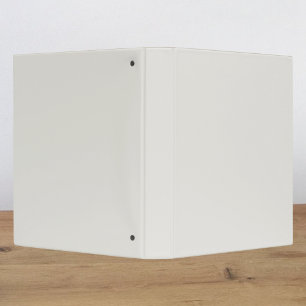 Snowbound Solid Color 3 Ring Binder