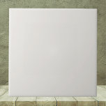 Snowbound Solid Color Ceramic Tile<br><div class="desc">Snowbound Solid Color. This pristine,  off-white shade exudes a sense of purity and grace that is perfect for a momentous occasion. Its versatility allows it to blend seamlessly with any theme,  whether modern,  traditional,  or vintage.</div>