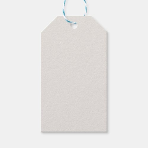 Snowbound Solid Color Gift Tags