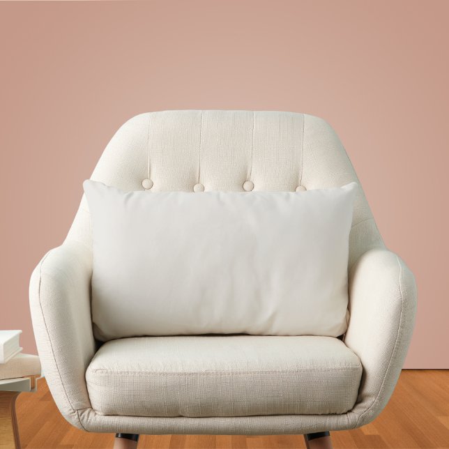 Snowbound Solid Color Lumbar Pillow (Creator Uploaded)