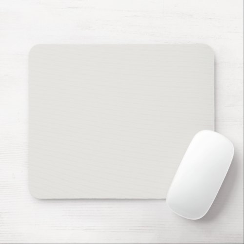 Snowbound Solid Color Mouse Pad