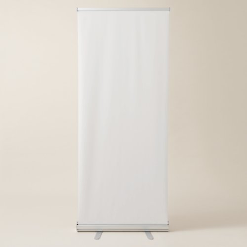 Snowbound Solid Color Retractable Banner