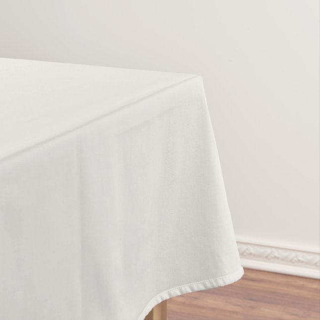 Snowbound Solid Color Tablecloth (In Situ)