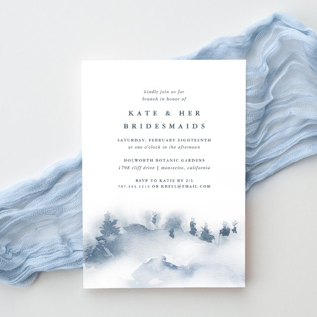 Snowbound | Winter Bridesmaids Brunch Invitation (Creator Uploaded)