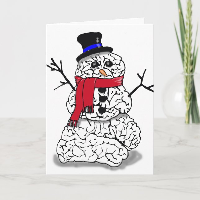 Snowbrain Holiday Card (Front)