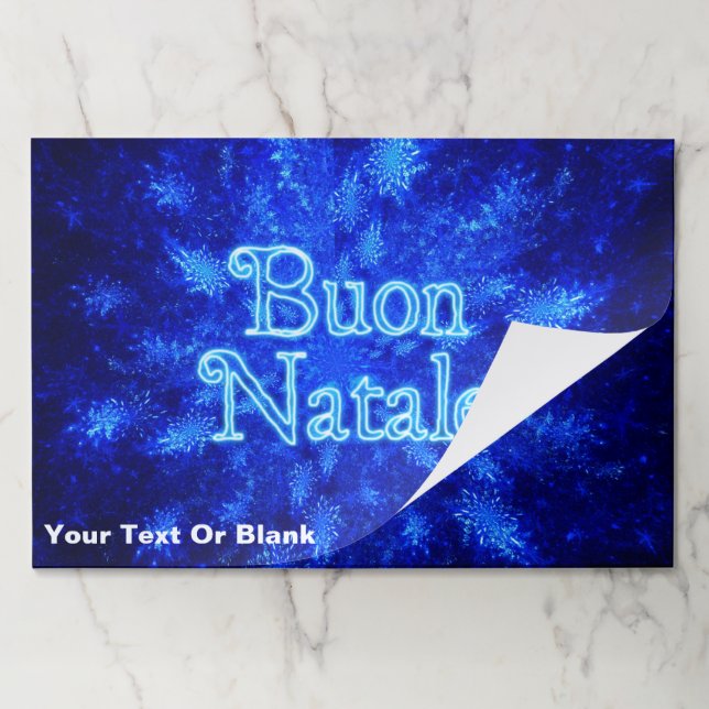 Snowburst - Buon Natale Paper Pad (Folded)