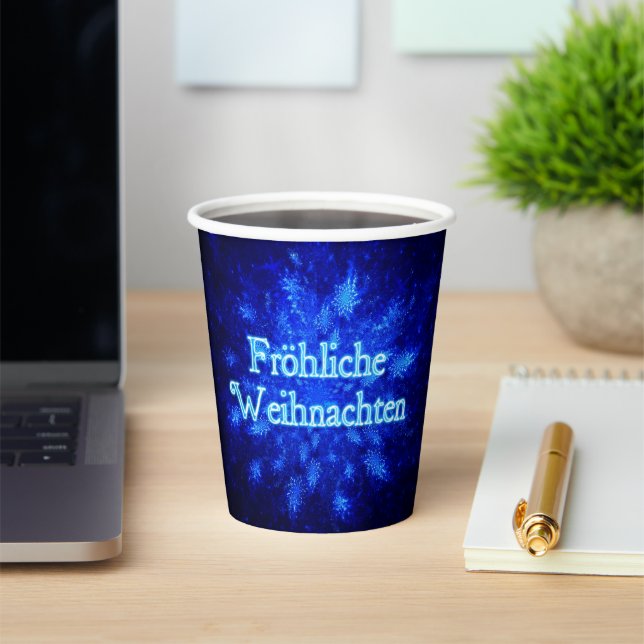 Snowburst - Froliche Weihnachten Paper Cups (Insitu)