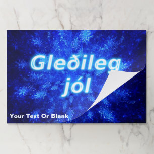 Snowburst - Gleðileg Jól Paper Pad