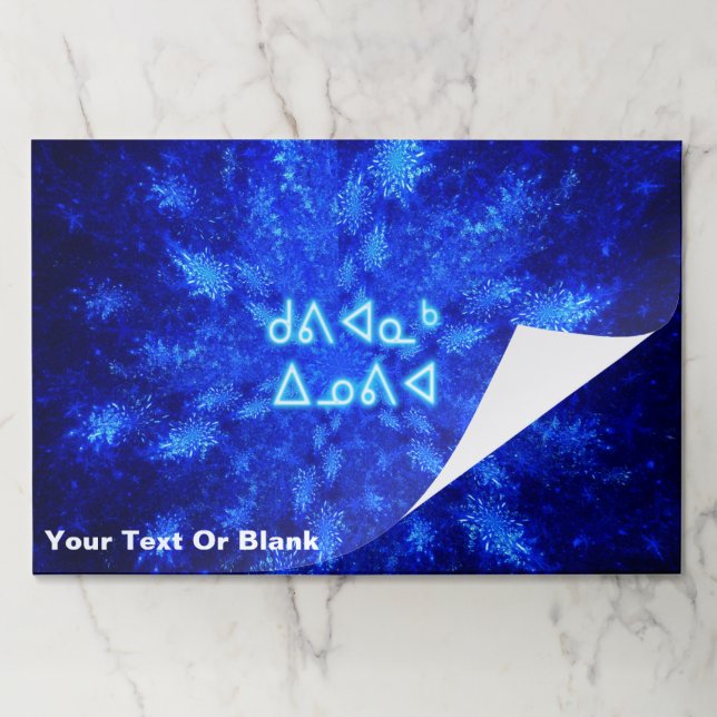 Snowburst - Kuvianak Innovia Paper Pad (Folded)