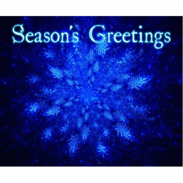 Snowburst - Season's Greetings Cutout (Front)