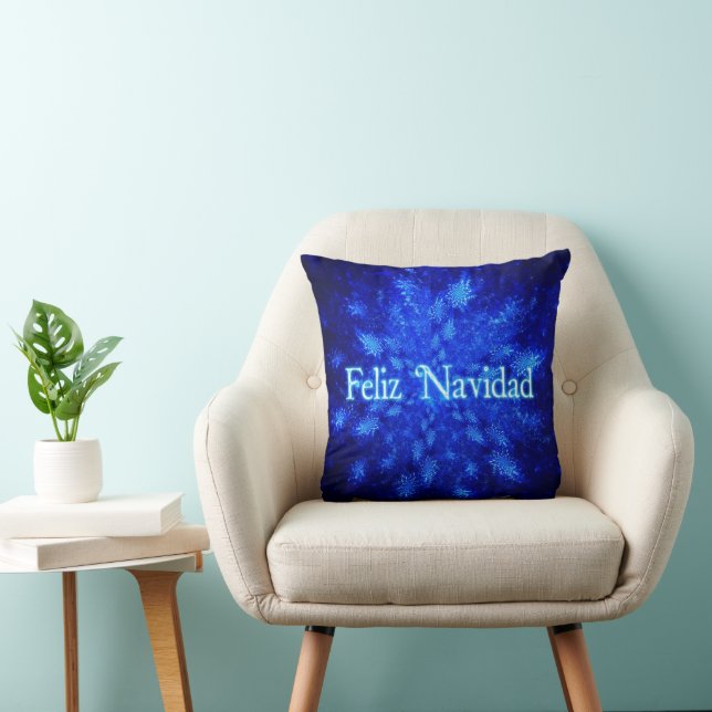 Snowburst Throw Pillow (Chair)