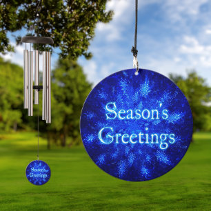 Snowburst Throw Pillow Wind Chime