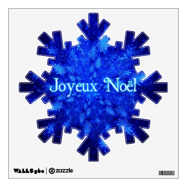 Snowburst Wall Decal (Front)