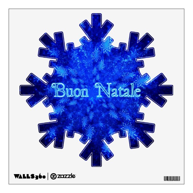 Snowburst Wall Decal (Front)