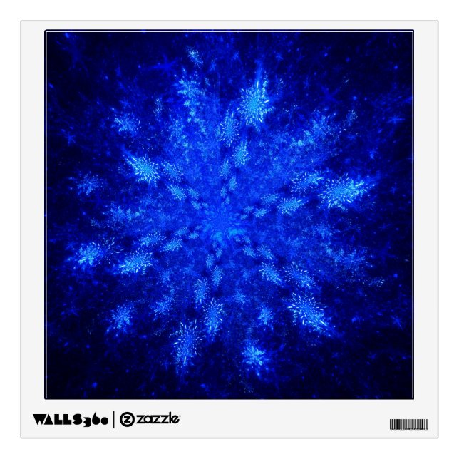Snowburst Wall Sticker (Front)
