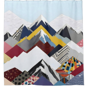 Snowcap Mountains Shower Curtain