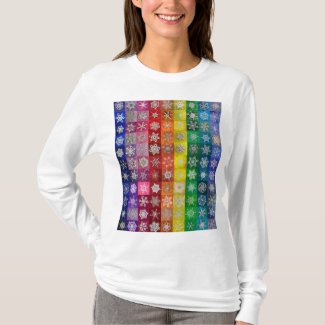 Snowcatcher Snowflake Rainbow T-Shirt