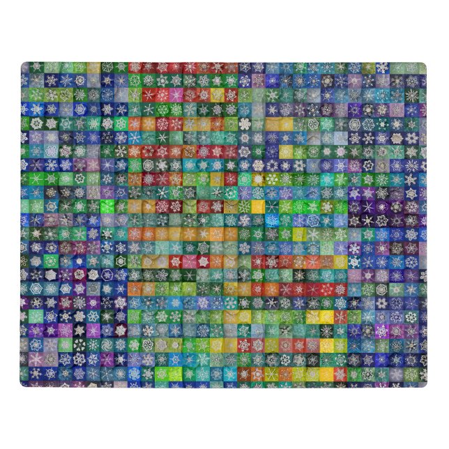 Snowcatcher Snowflake Temperature Quilt Jigsaw Puzzle (Puzzle Horizontal)