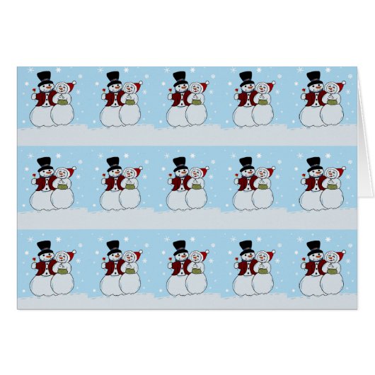 Snowcouple Cards (Front Horizontal)