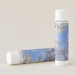 Snowcovered Colorado Rocky Mountains Lip Balm