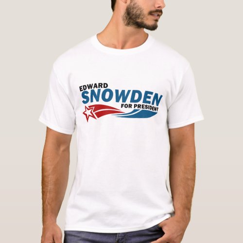 Snowden American Hero For President T_Shirt