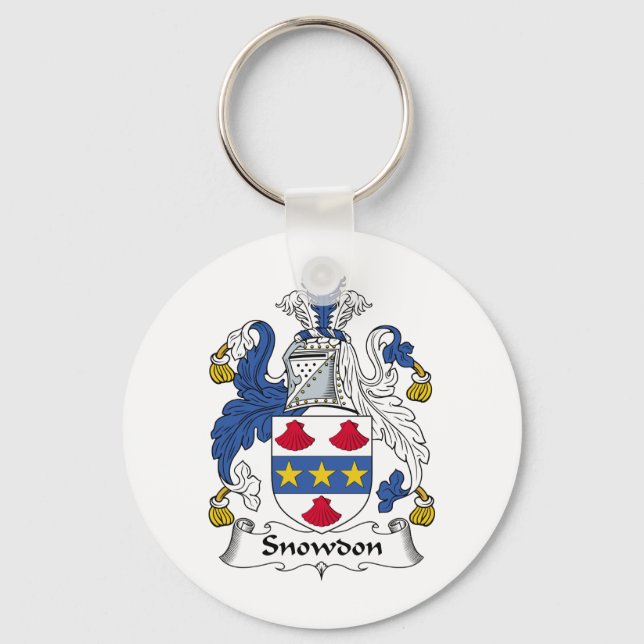 Snowdon Family Crest Keychain (Front)