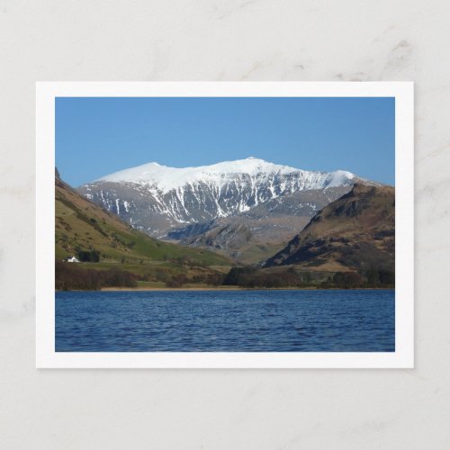 Snowdon from Llyn Nantlle Uchaf Postcard